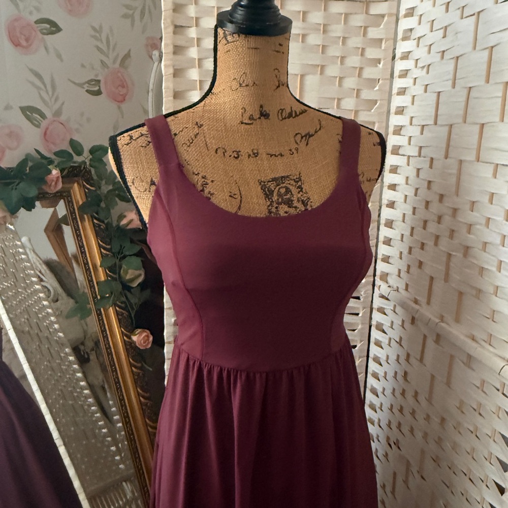 HALARA Burgundy Midi Dress - Picture 10 of 11